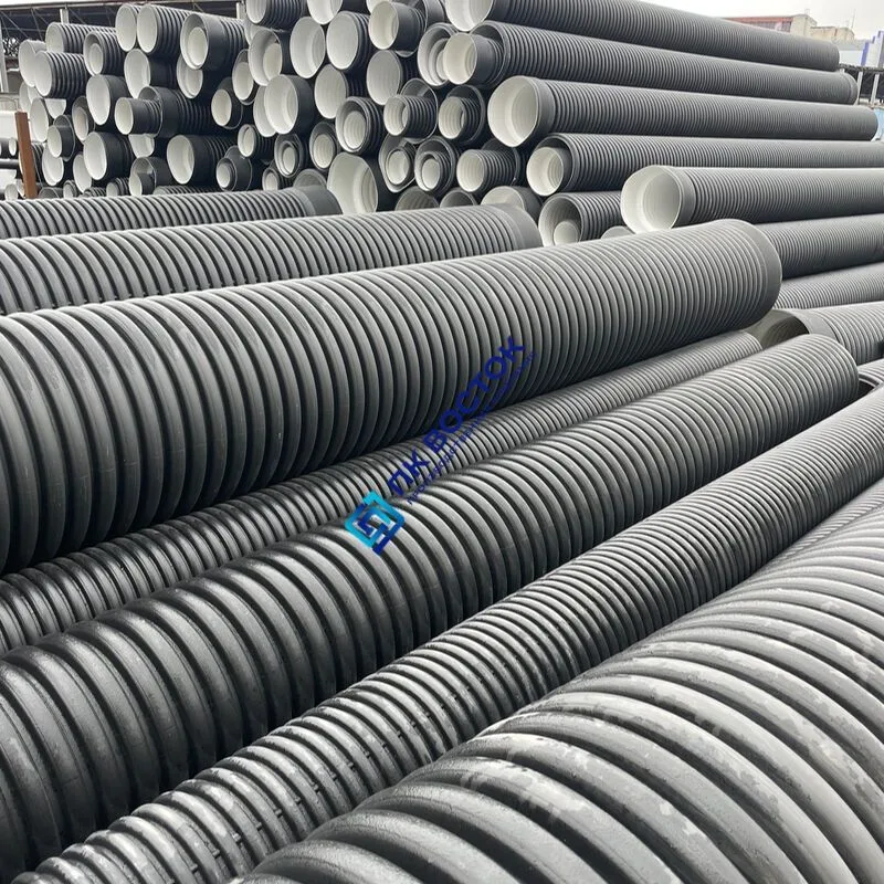 Труба пэ канализационная 460/400 SN6 гофрированная двухслойная