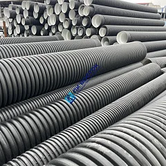 Труба пэ канализационная 460/400 SN6 гофрированная двухслойная