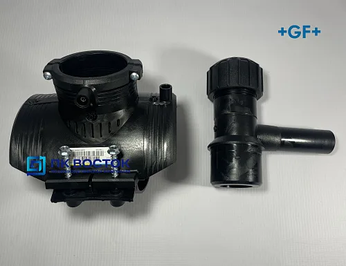 Седелка с фрезой 110х32 SDR11 GF Georg Fischer (комплект)